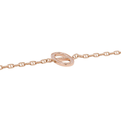 HERMES Chaine d'Ancre Contour Bracelet Size STH122404B 18K Pink Gold