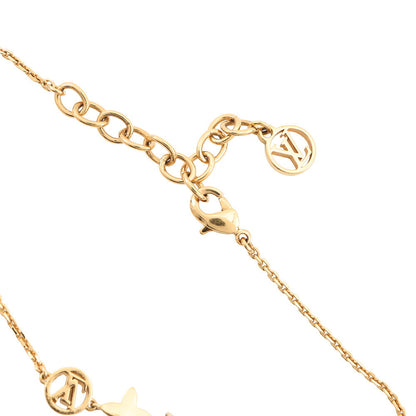 LOUIS VUITTON Bracelet・Petit Louis GoldM00374 Metal strass