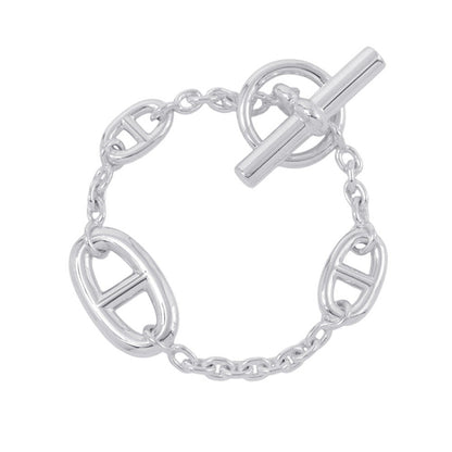 HERMES Chaine d'Ancre Farandole Bracelet Size XS SV925
