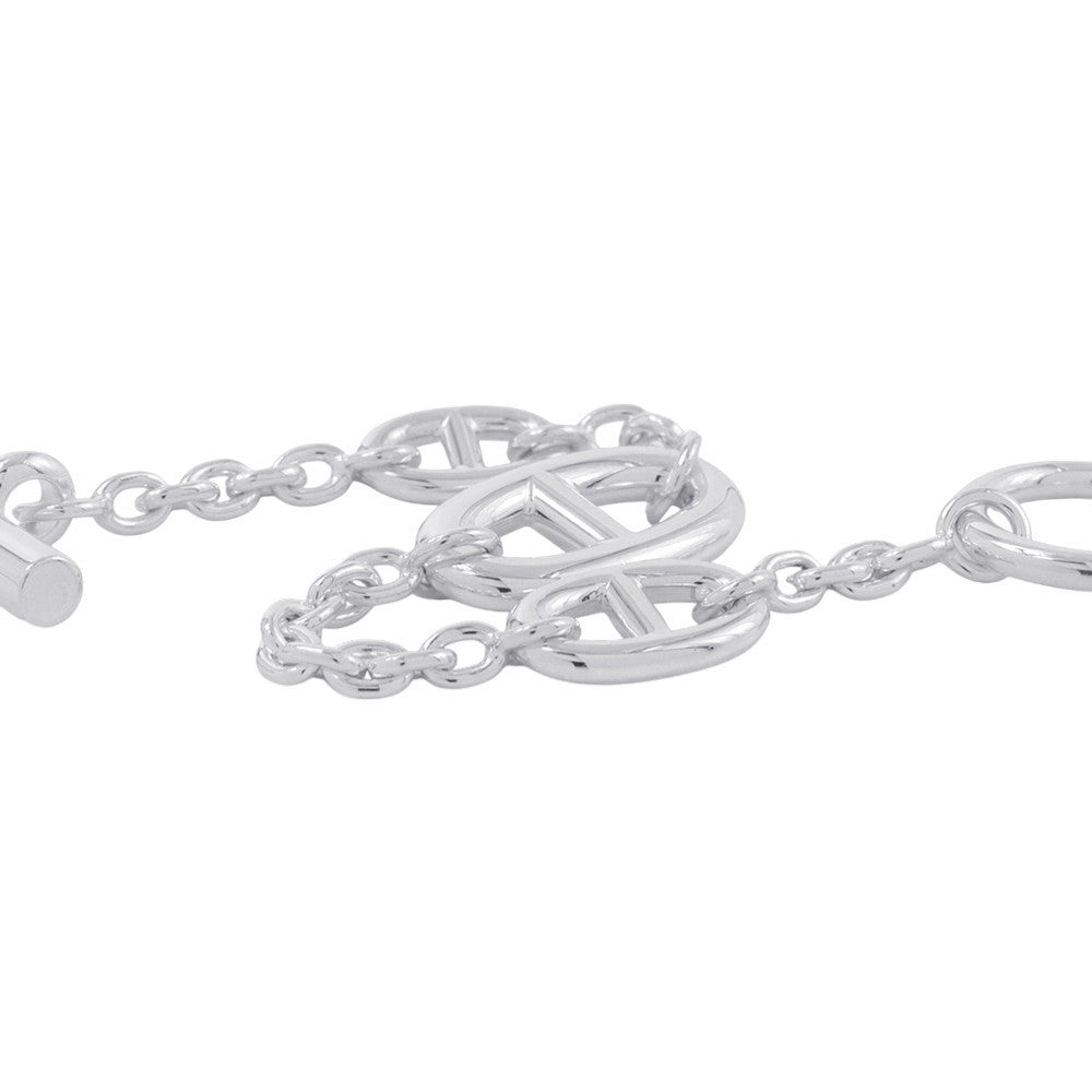 HERMES Chaine d'Ancre Farandole Bracelet Size XS SV925