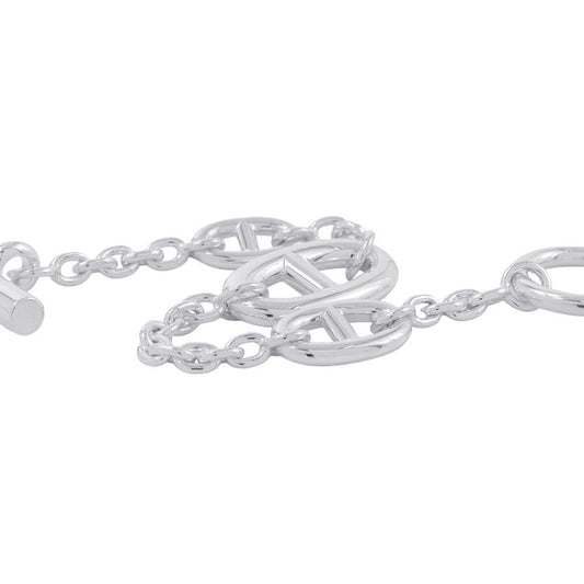 HERMES Chaine d'Ancre Farandole Bracelet Size XS SV925