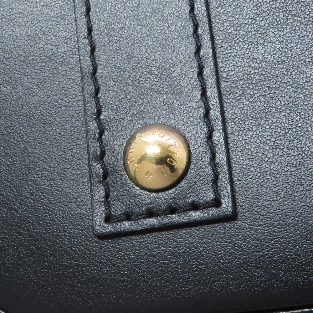 LOUIS VUITTON Alma BB White/BlackM23761 Lamb Leather Size BB