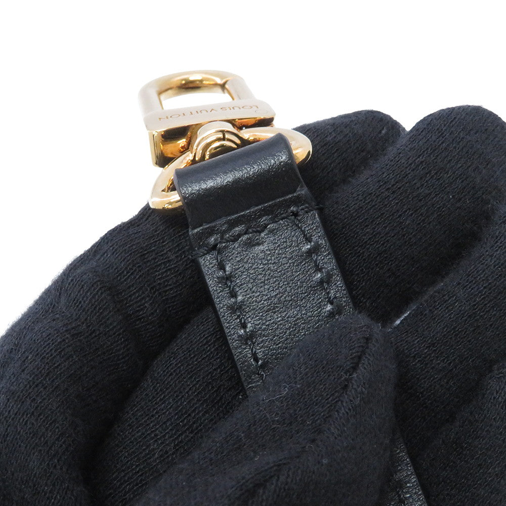 LOUIS VUITTON Alma BB White/BlackM23761 Lamb Leather Size BB