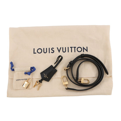 LOUIS VUITTON Alma BB White/BlackM23761 Lamb Leather Size BB