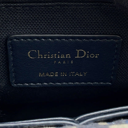 Dior Oblique 30 Montaigne 2-in-1 Pouch Navy/BeigeS2086UTZQ JacquardCanvas/Calf Leather