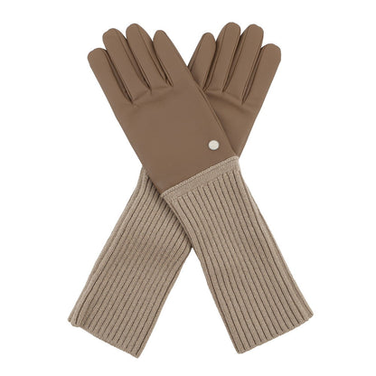 HERMES Gloves 《Jeanne》 Size 7 Etoupe Cashmere
