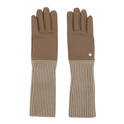 HERMES Gloves 《Jeanne》 Size 7 Etoupe Cashmere