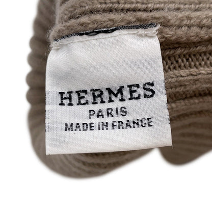 HERMES Gloves 《Jeanne》 Size 7 Etoupe Cashmere
