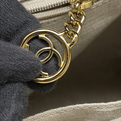 CHANEL Deauville Line BlackAS3257 Canvas Size Small