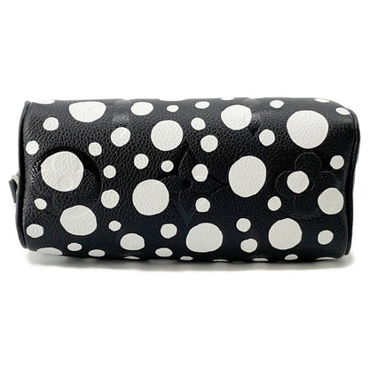 LOUIS VUITTON LV × YK Nano Speedy Noir/WhiteM81910 Monogram Empreinte Leather Infinity Dot