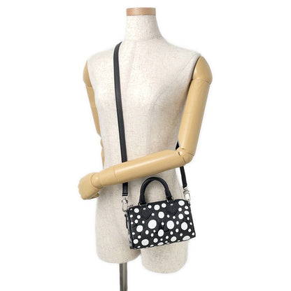 LOUIS VUITTON LV × YK Nano Speedy Noir/WhiteM81910 Monogram Empreinte Leather Infinity Dot
