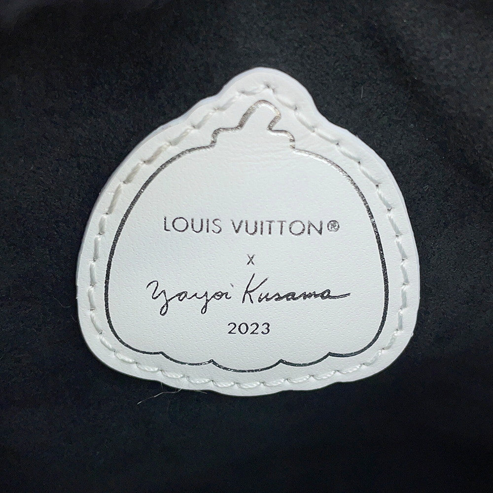 LOUIS VUITTON LV × YK Nano Speedy Noir/WhiteM81910 Monogram Empreinte Leather Infinity Dot