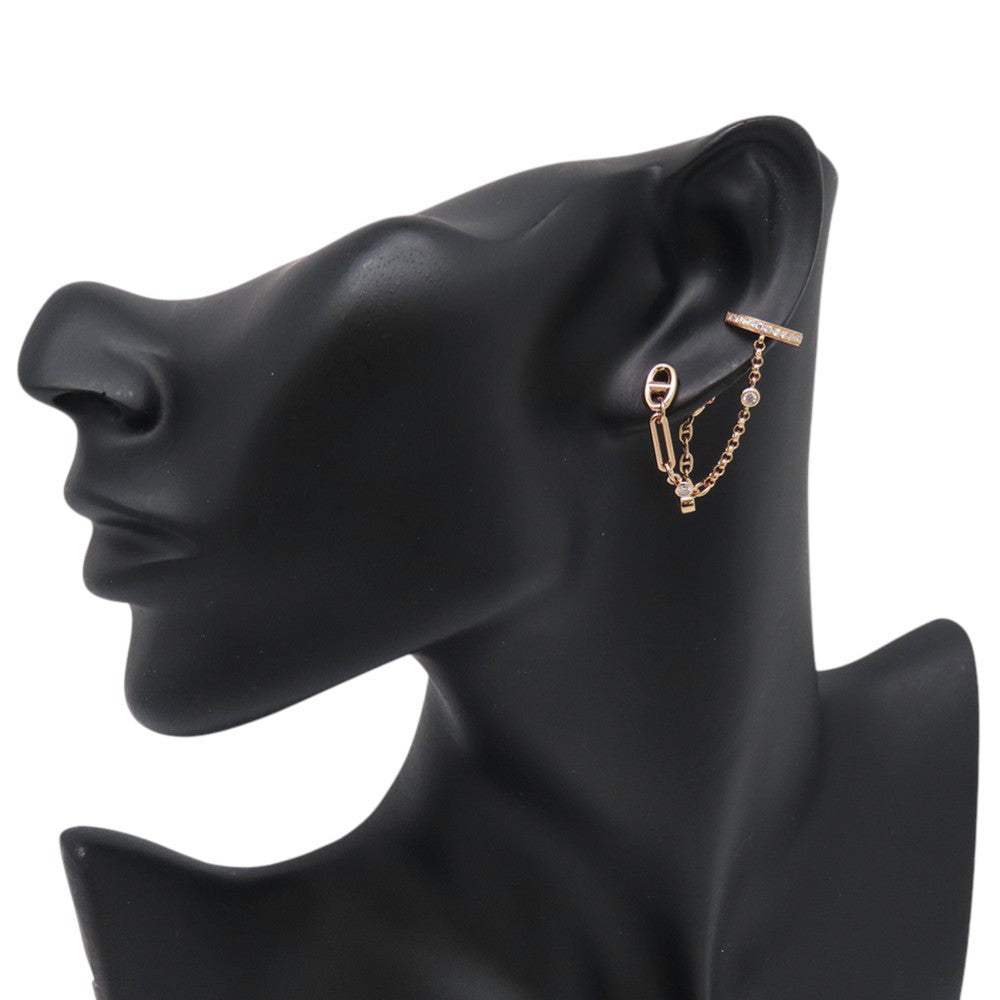 HERMES Chaine d'Ancre・Chaos EarringsH222525B 18K Pink Gold