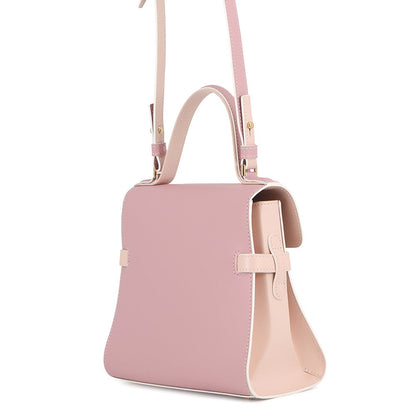 Delvaux Tempate Pink/Jasmin FlowerAA0505AAM0ARFDO Leather Size PM