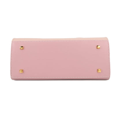Delvaux Tempate Pink/Jasmin FlowerAA0505AAM0ARFDO Leather Size PM