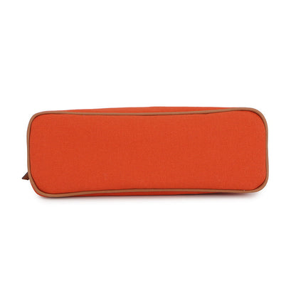 HERMES Bolide Pouch Orange Canvas Size MM