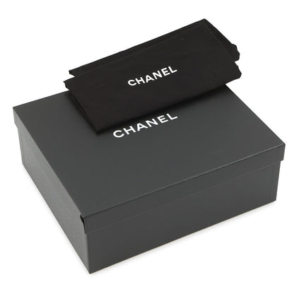 CHANEL Chain strap Sandals BlackG46300 Leather Size 38