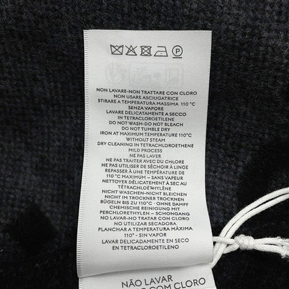 GUCCI GG Jacquard Scarf Gray/Black674275 Cashmere100%