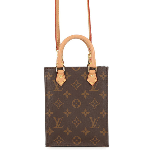 LOUIS VUITTON Petit Sac Plat BrownM69442 Monogram
