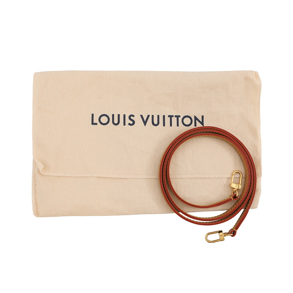 LOUIS VUITTON Petit Sac Plat BrownM69442 Monogram