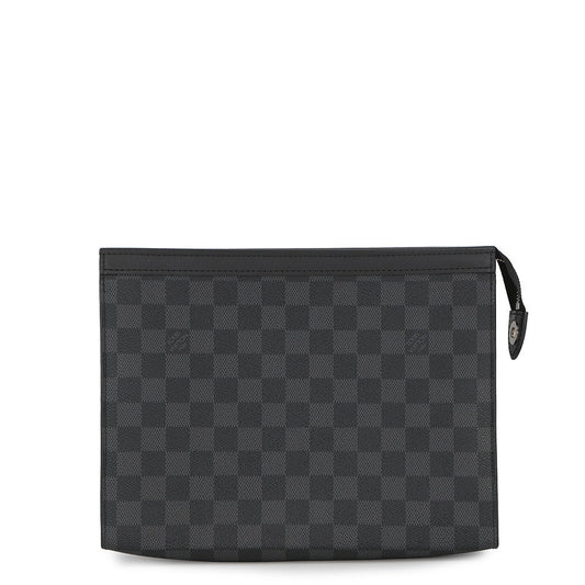 LOUIS VUITTON Pochette Voyage NoirN41696 Damier Graphite Size MM