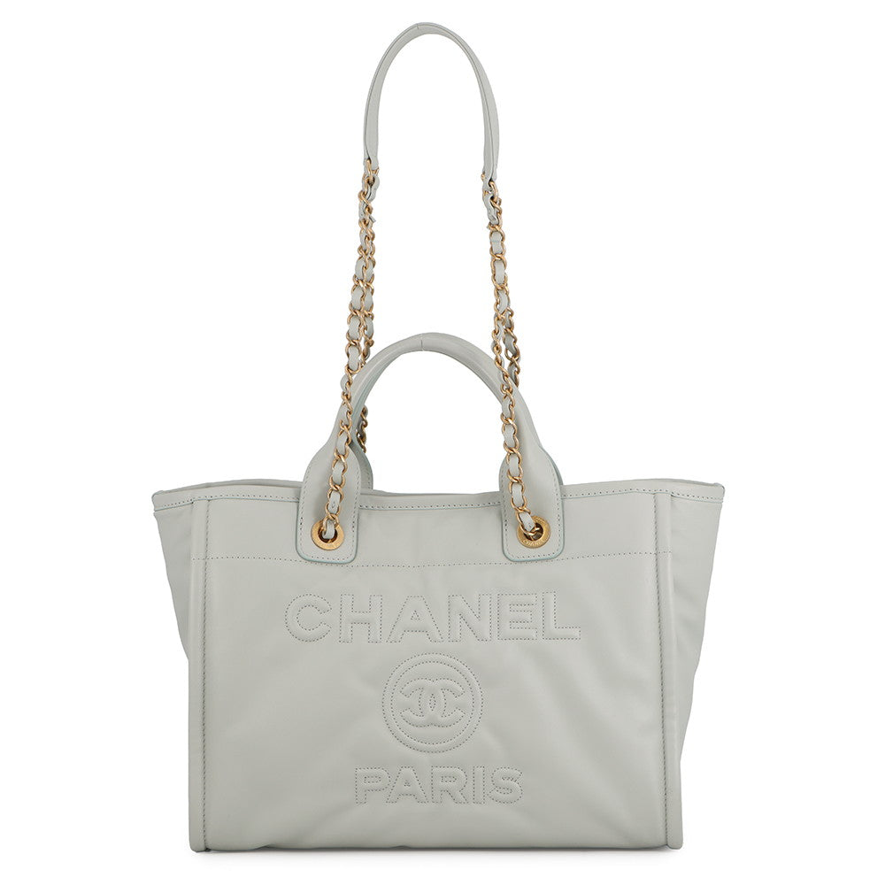 CHANEL Deauville Chain GrayAS3351 Lambskin