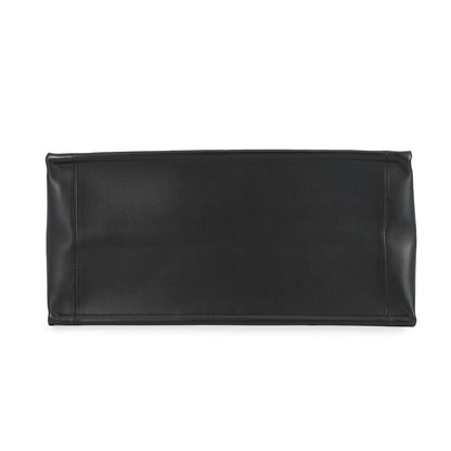 Dior Macrocannage Book Tote Bag BlackM1324OWHP Calf Leather Size Medium