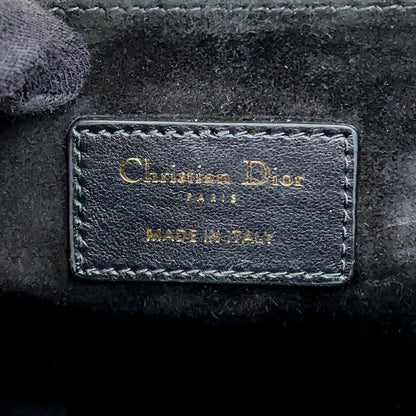 Dior Macrocannage Book Tote Bag BlackM1324OWHP Calf Leather Size Medium