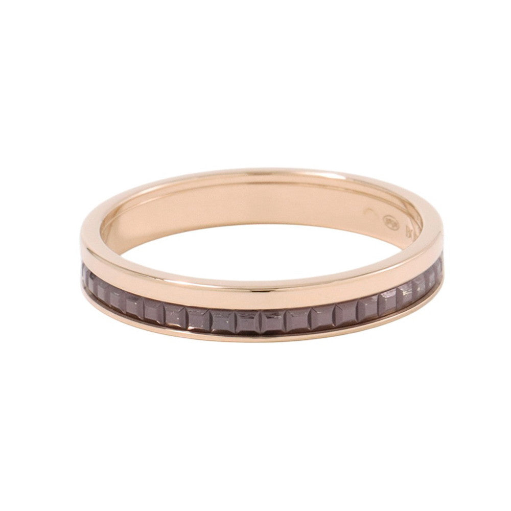 Boucheron Quatre Classic Ring Half Size 65/Approximately 24JAL00175 K18PG K18YG BrownPVD