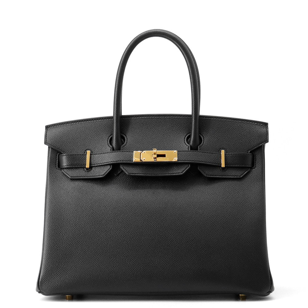 HERMES Birkin Black Epsom Size 30