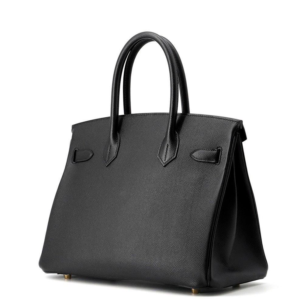 HERMES Birkin Black Epsom Size 30