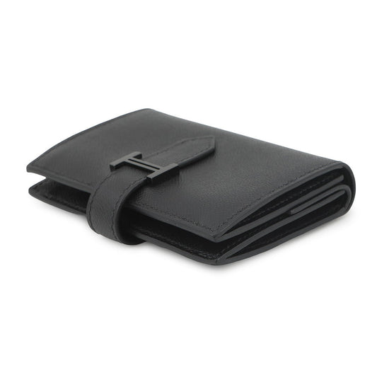 HERMES Bearn Mini Mono Chrome Black Veau Madame