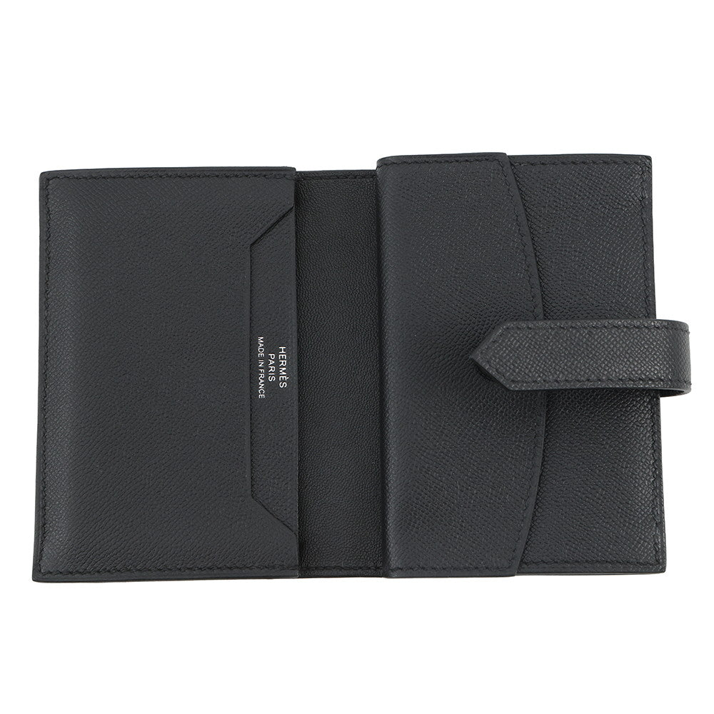 HERMES Bearn Mini Mono Chrome Black Veau Madame