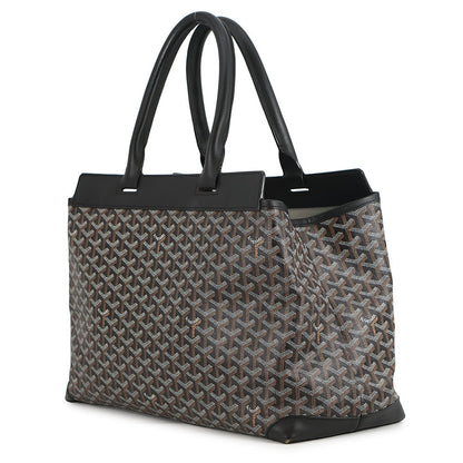 GOYARD Bellecious Black PVC Leather Size MM