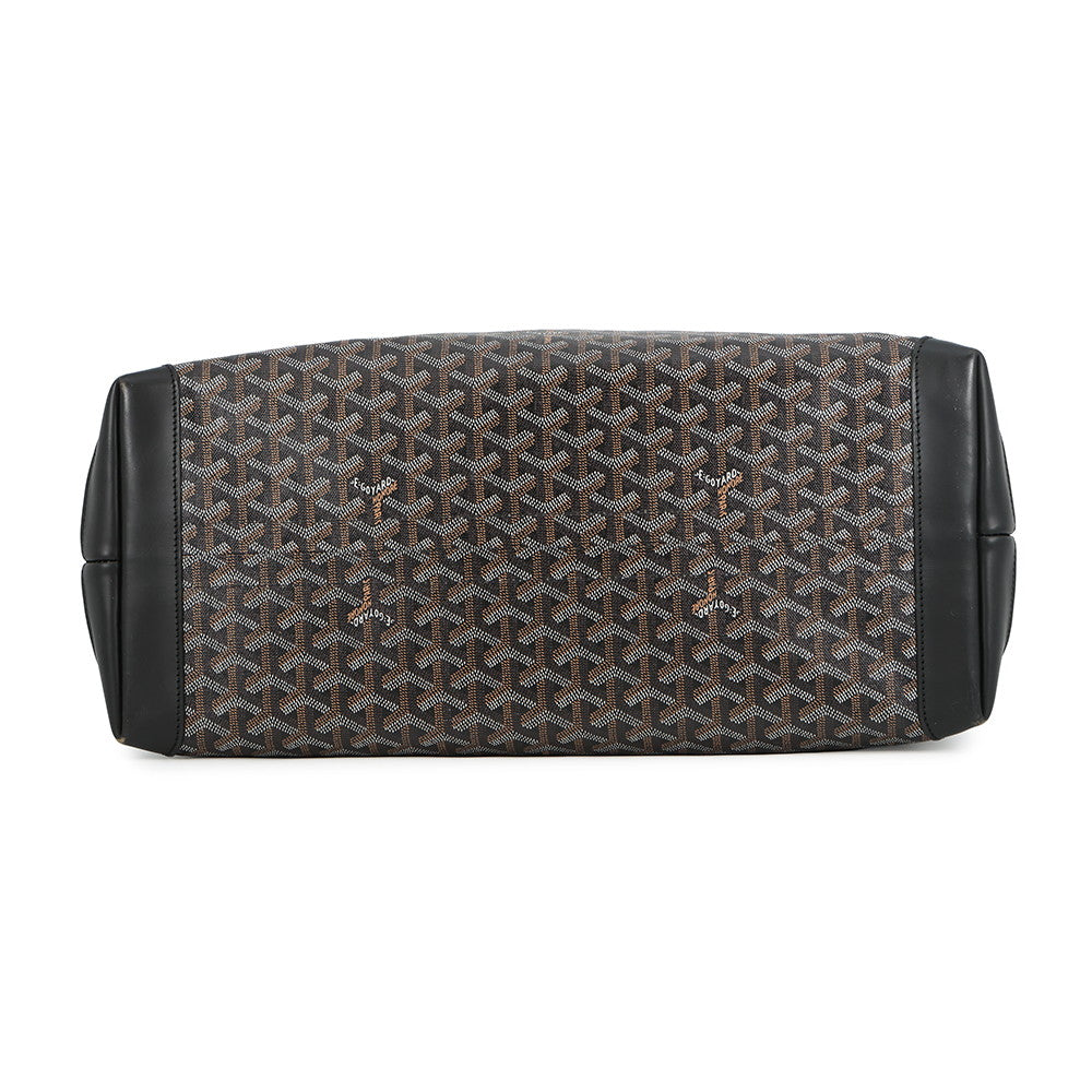 GOYARD Bellecious Black PVC Leather Size MM