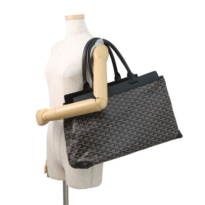 GOYARD Bellecious Black PVC Leather Size MM