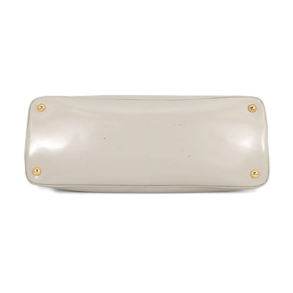 PRADA Handbag Light GrayBL0861 Leather