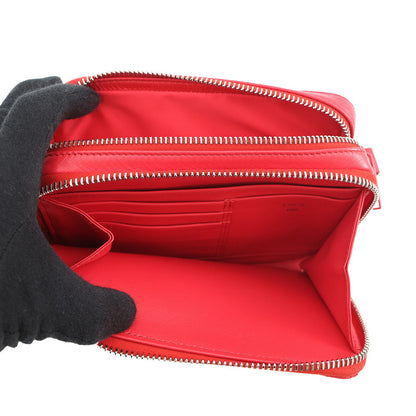 Dior ERL Collaboration Mirage Zip Pouch Shoulder Bag Red2ESBC119RAY Nylon Leather Canvas