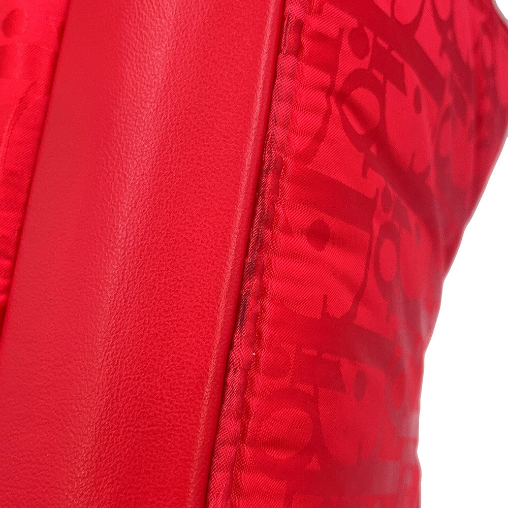 Dior ERL Collaboration Mirage Zip Pouch Shoulder Bag Red2ESBC119RAY Nylon Leather Canvas