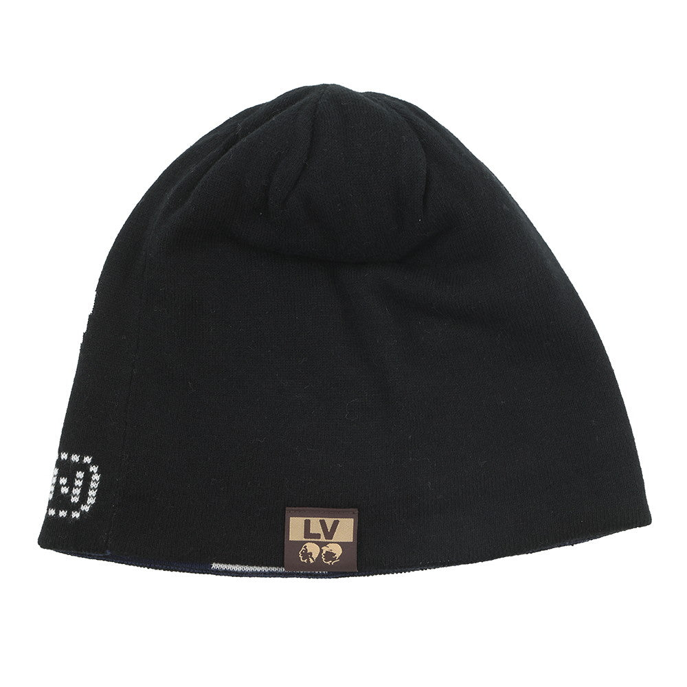 LOUIS VUITTON LV Fit Friendship Beanie Size S Black/White/BlueM5259A Cotton100%