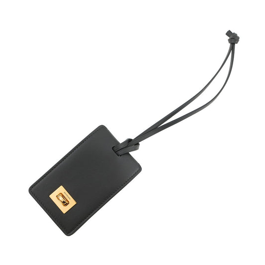 BALENCIAGA Tag Key RingBag Charm Black8196402ABMB1000 Leather