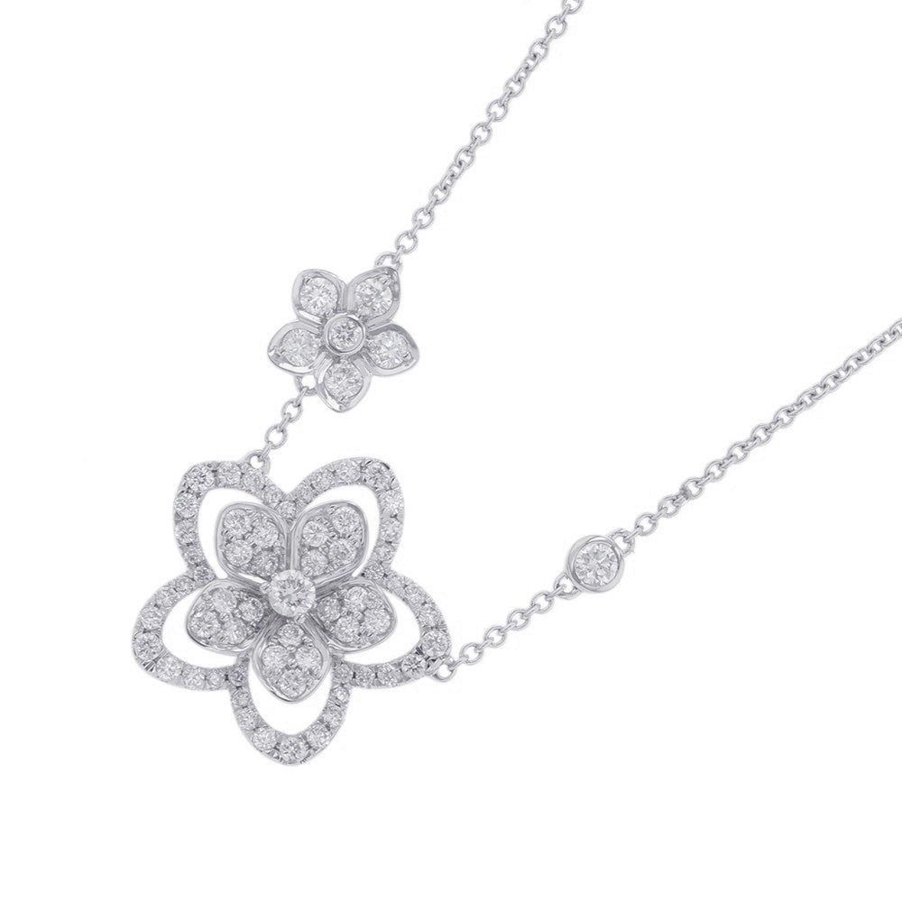 GRAFF Wildflower Double Diamond PendantRGP790 18K White Gold