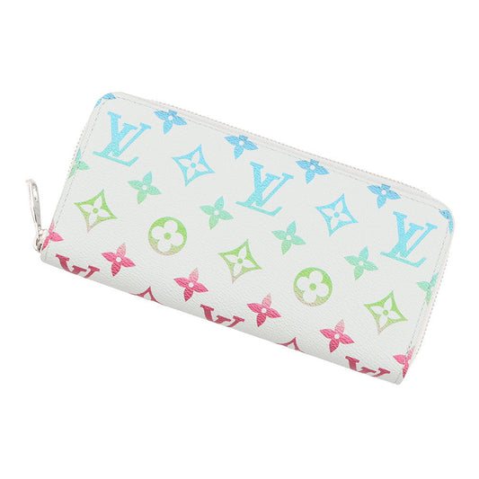 LOUIS VUITTON Zippy Wallet - Horizontal Gray/MulticolorM13908 Monogram Iridescent