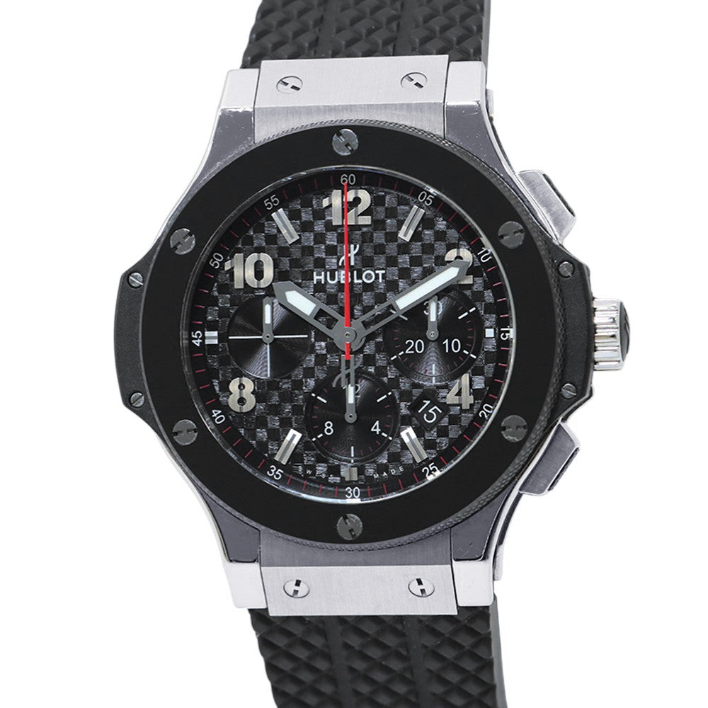 HUBLOT Big Bang W44mm Stainless Steel Rubber Black Dial301.SB.131.RX