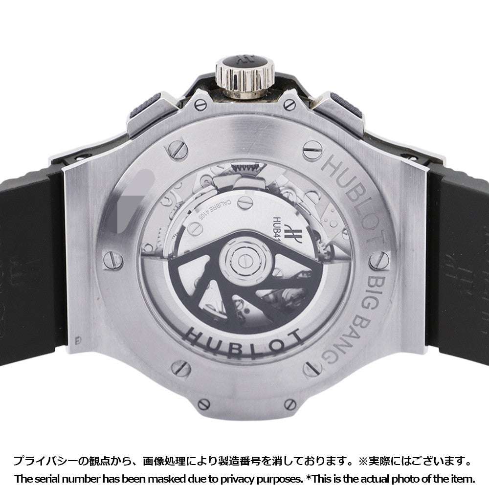 HUBLOT Big Bang W44mm Stainless Steel Rubber Black Dial301.SB.131.RX