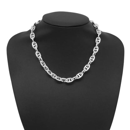 HERMES Chaine d'Ancre Necklace 43 frames Size PM SV925