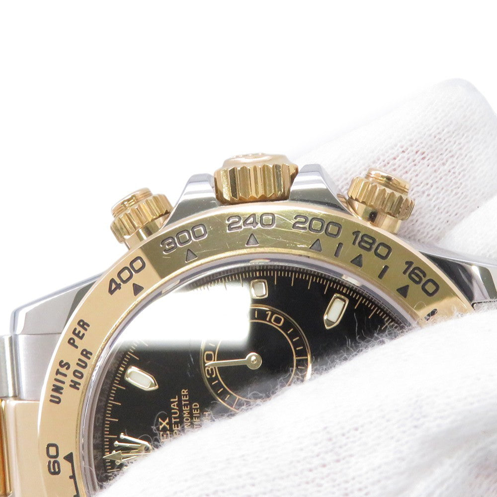 ROLEX Cosmograph Daytona W40mm Stainless Steel K18YG Black Dial116503