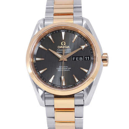 OMEGA Seamaster Aqua Terra Annual Calendar W38.5mm Stainless Steel K18PG Black Dial231.20.39.22.06.001