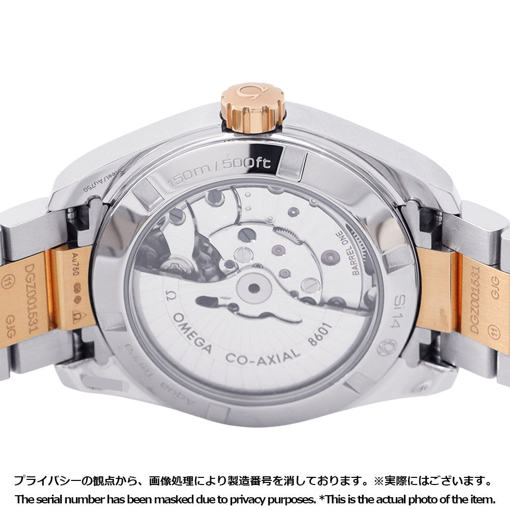 OMEGA Seamaster Aqua Terra Annual Calendar W38.5mm Stainless Steel K18PG Black Dial231.20.39.22.06.001