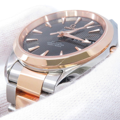 OMEGA Seamaster Aqua Terra Annual Calendar W38.5mm Stainless Steel K18PG Black Dial231.20.39.22.06.001
